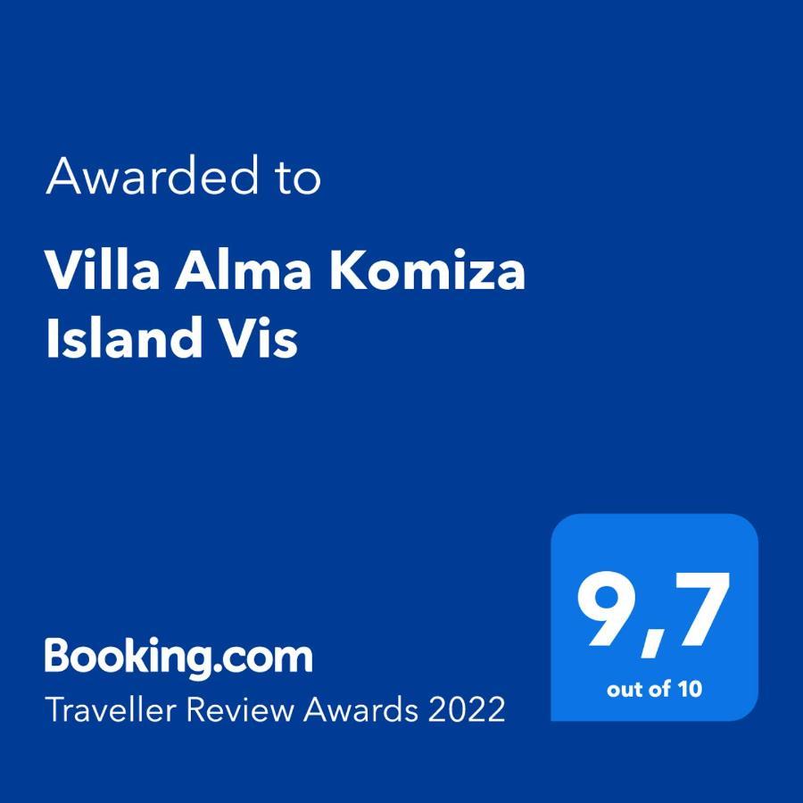 Villa Alma Komiza Island Vis Exterior photo